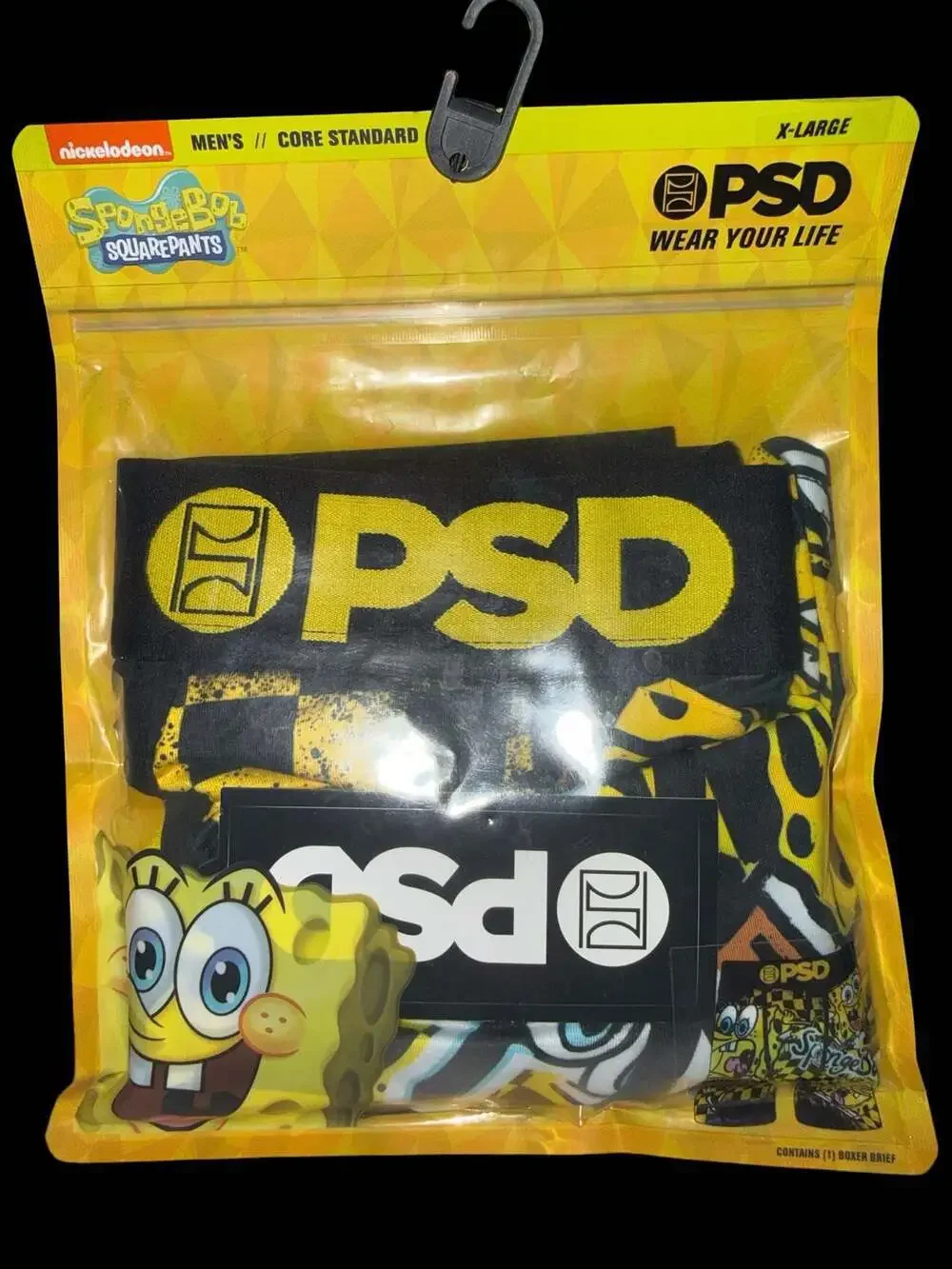 PSD SpongeBob SquarePants Splat Boxer Briefs XL